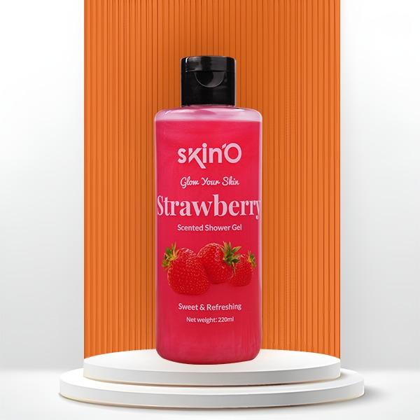 skinO Strawberry Scented Shower Gel